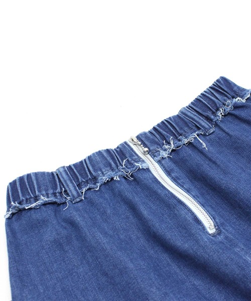 RNA（アールエヌエー）の「G1052 カットオフミニスカート（デニムスカート・レディース・ブラック/ライトインディゴブルー・MEDIUM）」の20枚目の写真