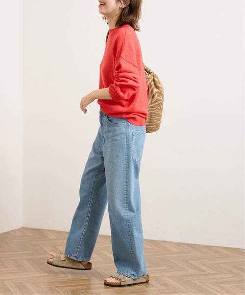 FRAMeWORK(フレームワーク)の「≪追加≫デニムストレートパンツ2(デニムパンツ・レディース・サックスブルー/ブルー系その他・38/36/40/34)」の8枚目の写真