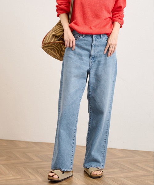 新品未使用 タグ付き　フレームワーク　デニムストレートパンツブルーサイズ34 フレームワーク FRAMeWORK ≪追加≫デニムストレートパンツ3