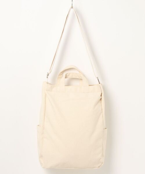 BEN DAVIS（ベンデイビス）の「LARGE SHOULDER TOTE（トートバッグ・メンズ・ブラック/ナチュラル・FREE）」の4枚目の写真