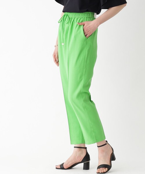 OPAQUE.CLIP(オペークドットクリップ)の「◆セットアップ対応 イージーテーパード ジョグパンツ【洗濯機洗い可/5色展開】(その他パンツ・レディース・グレー系その他/ブラック/ライトベージュ/ライトグリーン/レンガ・34/36/38/40/42)」の8枚目の写真