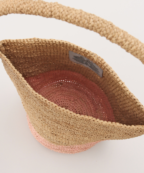 MADE IN MADA(メイドインマダ)の「【MADE IN MADA /メイドインマダ】 NAIVO バッグ(ハンドバッグ・レディース・チャコールグレー/ピンク・FREE)」の4枚目の写真