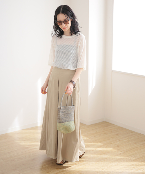 MADE IN MADA(メイドインマダ)の「【MADE IN MADA /メイドインマダ】 NAIVO バッグ(ハンドバッグ・レディース・チャコールグレー/ピンク・FREE)」の13枚目の写真