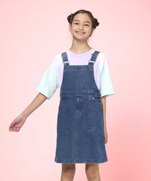 Right-on | 【VIVIAN BLUE】テープロゴジャンスカ(ジャンパースカート)