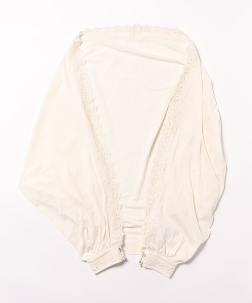 axes femme（アクシーズファム）の「ビジュー釦ＵＶカットストール（ストール/ショール・レディース・ピンク/キナリ/ブラック・FREE）」の7枚目の写真