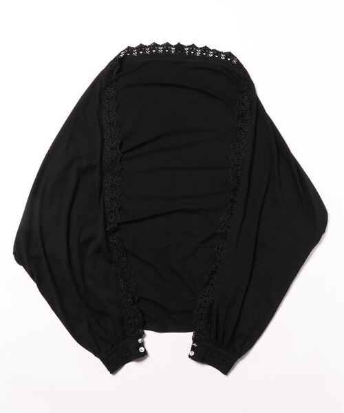 axes femme（アクシーズファム）の「ビジュー釦ＵＶカットストール（ストール/ショール・レディース・ピンク/キナリ/ブラック・FREE）」の5枚目の写真