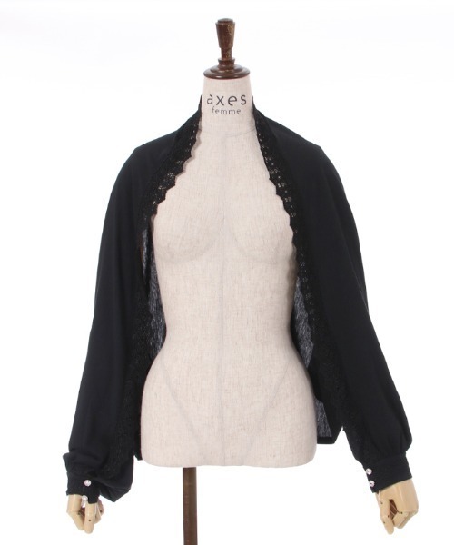axes femme（アクシーズファム）の「ビジュー釦ＵＶカットストール（ストール/ショール・レディース・ピンク/キナリ/ブラック・FREE）」の16枚目の写真