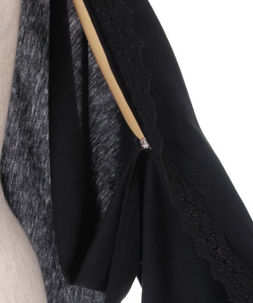 axes femme（アクシーズファム）の「ビジュー釦ＵＶカットストール（ストール/ショール・レディース・ピンク/キナリ/ブラック・FREE）」の20枚目の写真