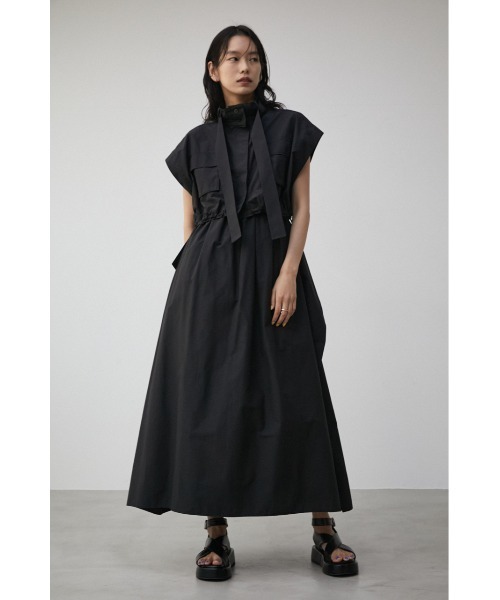 PLUS（プラス）の「【PLUS】CROPPED MILITARY SHIRT VEST/【PLUS