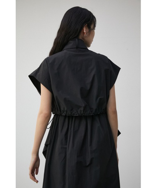 PLUS(プラス)の「【PLUS】CROPPED MILITARY SHIRT VEST/【PLUS】クロップドミリタリーシャツベスト(ベスト・レディース・ホワイト/ブラック・FREE)」の13枚目の写真