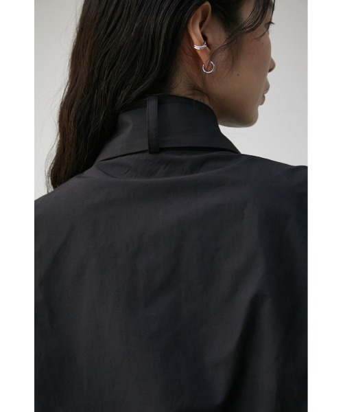 PLUS(プラス)の「【PLUS】CROPPED MILITARY SHIRT VEST/【PLUS】クロップドミリタリーシャツベスト(ベスト・レディース・ホワイト/ブラック・FREE)」の11枚目の写真