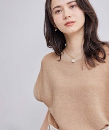 ROPE' | 前後2WAYペーパーヤーンミドルゲージドルマンプルオーバー(Tシャツ/カットソー)