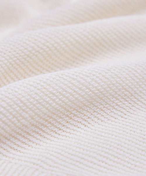 ROPE'（ロペ）の「前後2WAYペーパーヤーンミドルゲージドルマンプルオーバー（Tシャツ/カットソー・レディース・ベージュ/ホワイト系その他/スミクロ・38）」の18枚目の写真