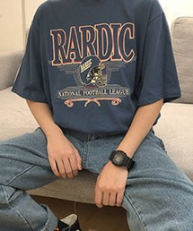 BASQUE magenta | ビッグシルエット アメリカンヴィンテージプリントTシャツ(Tシャツ/カットソー)