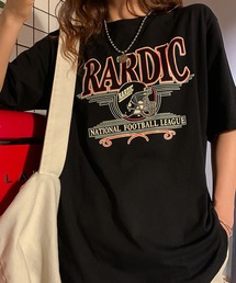 BASQUE magenta | ビッグシルエット アメリカンヴィンテージプリントTシャツ(Tシャツ/カットソー)