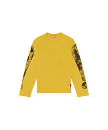 DIESEL（ディーゼル）の「メンズ Tシャツ 長袖 プリント（Tシャツ 