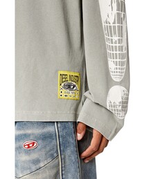 DIESEL（ディーゼル）の「メンズ Tシャツ 長袖 プリント（Tシャツ