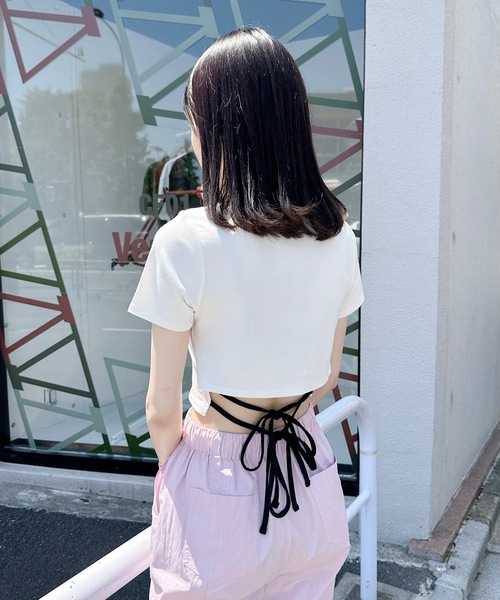 one way（ワンウェイ）の「バックリボンリンガーロゴTシャツ（Tシャツ