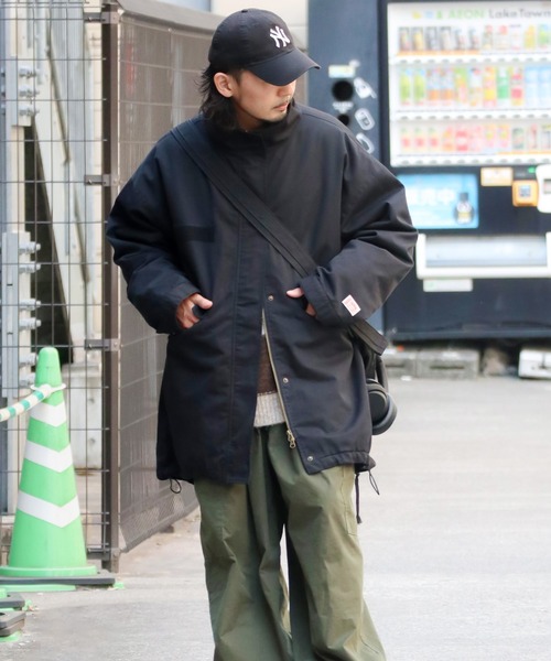 Java（ジャバ）の「《JAVAジャバ 別注》クールなこなれスタイルを演出。大人のミリタリーコート（ミリタリージャケット・メンズ・グレイッシュブルー/ベージュ/ブラック・SMALL/MEDIUM/X-LARGE/LARGE）」の17枚目の写真