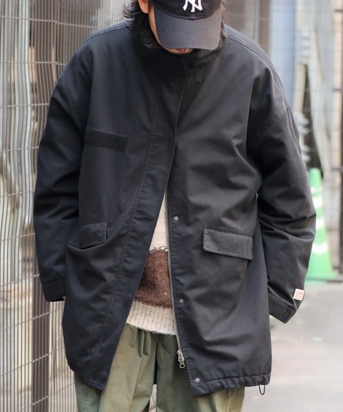 Java（ジャバ）の「《JAVAジャバ 別注》クールなこなれスタイルを演出。大人のミリタリーコート（ミリタリージャケット・メンズ・グレイッシュブルー/ベージュ/ブラック・SMALL/MEDIUM/X-LARGE/LARGE）」の21枚目の写真