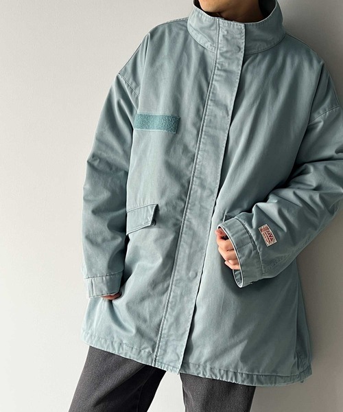 Java（ジャバ）の「《JAVAジャバ 別注》クールなこなれスタイルを演出。大人のミリタリーコート（ミリタリージャケット・メンズ・グレイッシュブルー/ベージュ/ブラック・SMALL/MEDIUM/X-LARGE/LARGE）」の8枚目の写真