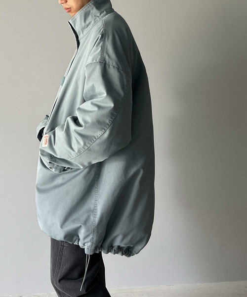 Java（ジャバ）の「《JAVAジャバ 別注》クールなこなれスタイルを演出。大人のミリタリーコート（ミリタリージャケット・メンズ・グレイッシュブルー/ベージュ/ブラック・SMALL/MEDIUM/X-LARGE/LARGE）」の11枚目の写真