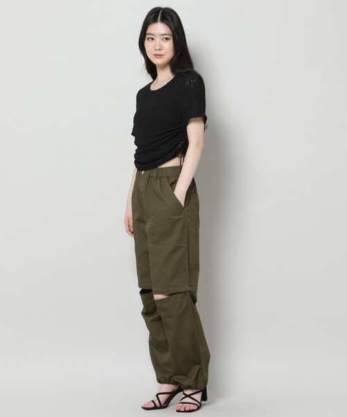 3.3 Field Trip （3.3フィールドトリップ）の「3.3 Field Trip／ハナジャガードT 2961564（Tシャツ/カットソー・レディース・ブルー/ブラック/アイボリー・FREE）」の13枚目の写真