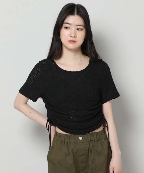 3.3 Field Trip （3.3フィールドトリップ）の「3.3 Field Trip／ハナジャガードT 2961564（Tシャツ/カットソー・レディース・ブルー/ブラック/アイボリー・FREE）」の21枚目の写真