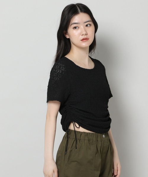 3.3 Field Trip （3.3フィールドトリップ）の「3.3 Field Trip／ハナジャガードT 2961564（Tシャツ/カットソー・レディース・ブルー/ブラック/アイボリー・FREE）」の5枚目の写真