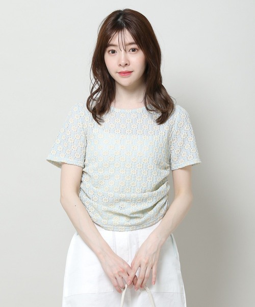 3.3 Field Trip （3.3フィールドトリップ）の「3.3 Field Trip／ハナジャガードT 2961564（Tシャツ/カットソー・レディース・ブルー/ブラック/アイボリー・FREE）」の16枚目の写真