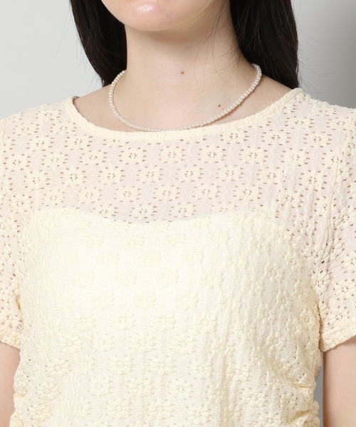 3.3 Field Trip （3.3フィールドトリップ）の「3.3 Field Trip／ハナジャガードT 2961564（Tシャツ/カットソー・レディース・ブルー/ブラック/アイボリー・FREE）」の15枚目の写真