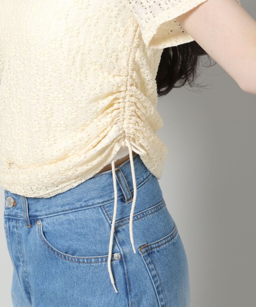 3.3 Field Trip （3.3フィールドトリップ）の「3.3 Field Trip／ハナジャガードT 2961564（Tシャツ/カットソー・レディース・ブルー/ブラック/アイボリー・FREE）」の7枚目の写真