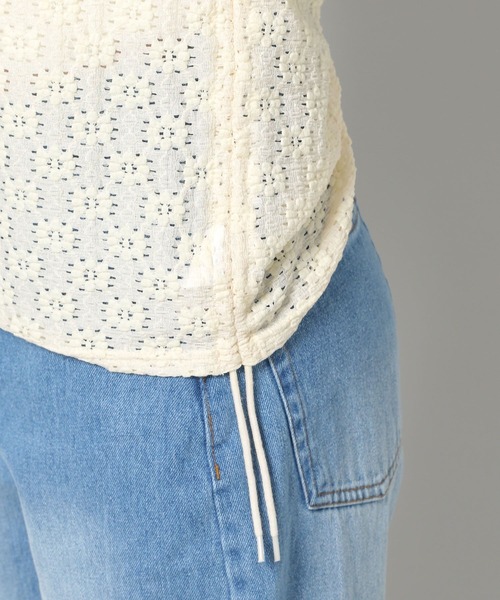 3.3 Field Trip （3.3フィールドトリップ）の「3.3 Field Trip／ハナジャガードT 2961564（Tシャツ/カットソー・レディース・ブルー/ブラック/アイボリー・FREE）」の11枚目の写真