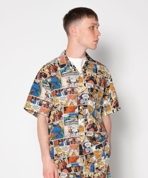 S/S OPEN COLLAR ALOHA SHIRT "ROGERS"