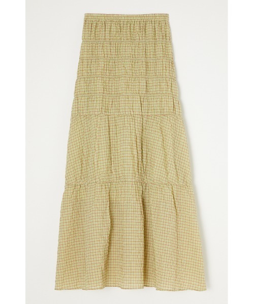 MOUSSY（マウジー）の「SHIRRING スカート（スカート・レディース・グリーン/ブラック・1/2）」の10枚目の写真