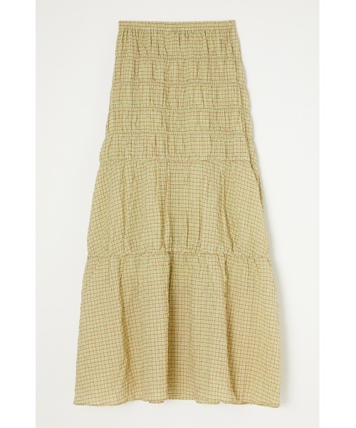 MOUSSY（マウジー）の「SHIRRING スカート（スカート・レディース・グリーン/ブラック・1/2）」の11枚目の写真