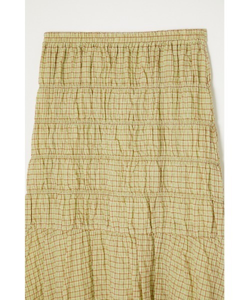 MOUSSY（マウジー）の「SHIRRING スカート（スカート・レディース・グリーン/ブラック・1/2）」の12枚目の写真