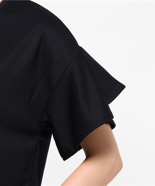 SENSE OF PLACE by URBAN RESEARCH(センスオブプレイスバイアーバンリサーチ)の「フレアスリーブTシャツ(Tシャツ/カットソー・レディース・ホワイト/ブラック/ブルー/ネイビー・FREE)」の16枚目の写真