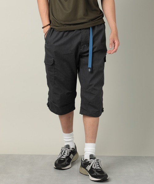 OUTDOOR PRODUCTS（アウトドアプロダクツ）の「【OUTDOOR PRODUCTS】TCウェザークライミングカーゴ７分丈 080850（カーゴパンツ・メンズ・カーキ/ダークブラウン/ブラック/ベージュ/ダークグレー/ブルー/オリーブ・L/LL/M）」の3枚目の写真