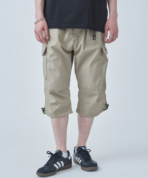 OUTDOOR PRODUCTS（アウトドアプロダクツ）の「【OUTDOOR PRODUCTS】TCウェザークライミングカーゴ７分丈 080850（カーゴパンツ・メンズ・カーキ/ダークブラウン/ブラック/ベージュ/ダークグレー/ブルー/オリーブ・L/LL/M）」の4枚目の写真