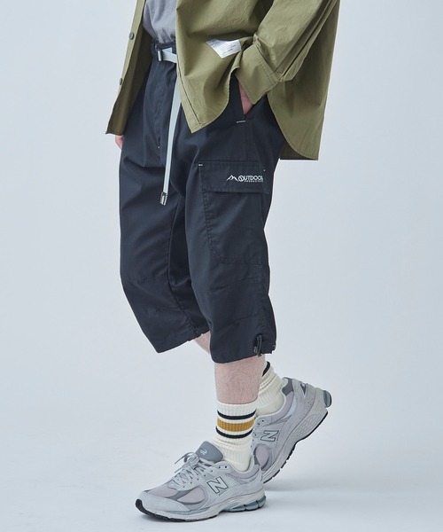 OUTDOOR PRODUCTS（アウトドアプロダクツ）の「【OUTDOOR PRODUCTS】TCウェザークライミングカーゴ７分丈 080850（カーゴパンツ・メンズ・カーキ/ダークブラウン/ブラック/ベージュ/ダークグレー/ブルー/オリーブ・L/LL/M）」の8枚目の写真