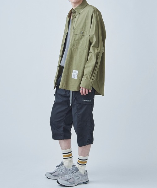 OUTDOOR PRODUCTS（アウトドアプロダクツ）の「【OUTDOOR PRODUCTS】TCウェザークライミングカーゴ７分丈 080850（カーゴパンツ・メンズ・カーキ/ダークブラウン/ブラック/ベージュ/ダークグレー/ブルー/オリーブ・L/LL/M）」の10枚目の写真