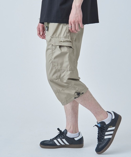 OUTDOOR PRODUCTS（アウトドアプロダクツ）の「【OUTDOOR PRODUCTS】TCウェザークライミングカーゴ７分丈 080850（カーゴパンツ・メンズ・カーキ/ダークブラウン/ブラック/ベージュ/ダークグレー/ブルー/オリーブ・L/LL/M）」の18枚目の写真