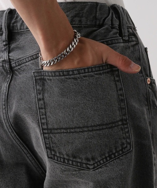 RAGEBLUE（レイジブルー）の「センターフリンジ/デニムフレアパンツ（デニムパンツ・メンズ・ブルー/ダークグレー・MEDIUM/LARGE）」の12枚目の写真