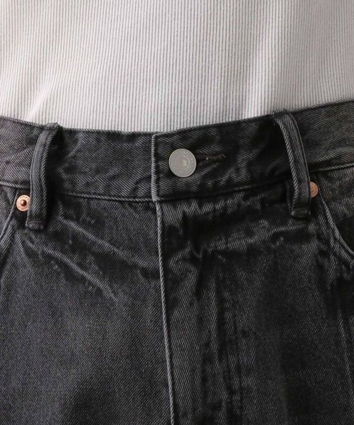 RAGEBLUE（レイジブルー）の「センターフリンジ/デニムフレアパンツ（デニムパンツ・メンズ・ブルー/ダークグレー・MEDIUM/LARGE）」の13枚目の写真
