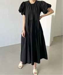 ボリュームスリーブワンピース
