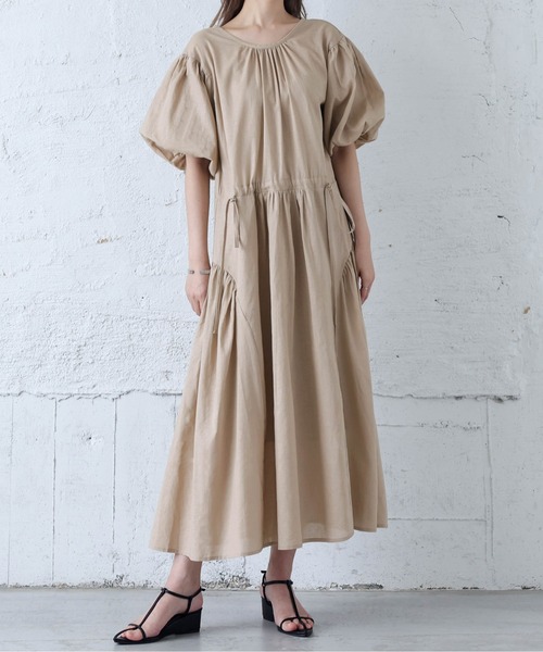HYKE ポリエステルボリュームスリーブワンピース ボリュームスリーブワンピース（ワンピース）｜AMELY（エミリー