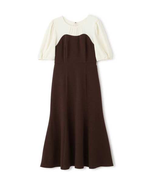 PROPORTION BODY DRESSING(プロポーションボディドレッシング)の「チェックドッキングワンピース / 1213240806(ワンピース・レディース・ブラウン/ダークグレー・X-SMALL/SMALL/MEDIUM)」の4枚目の写真