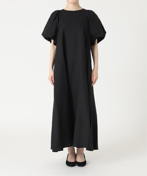JOURNAL STANDARD(ジャーナルスタンダード)の「《追加2》リネンパフスリーブマキシワンピース(ワンピース・レディース・ブラック/ベージュ/アーミー・38/36)」の15枚目の写真