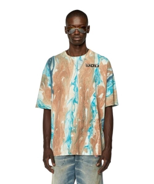 DIESEL（ディーゼル）の「メンズ 半袖 Tシャツ マーブル（Tシャツ